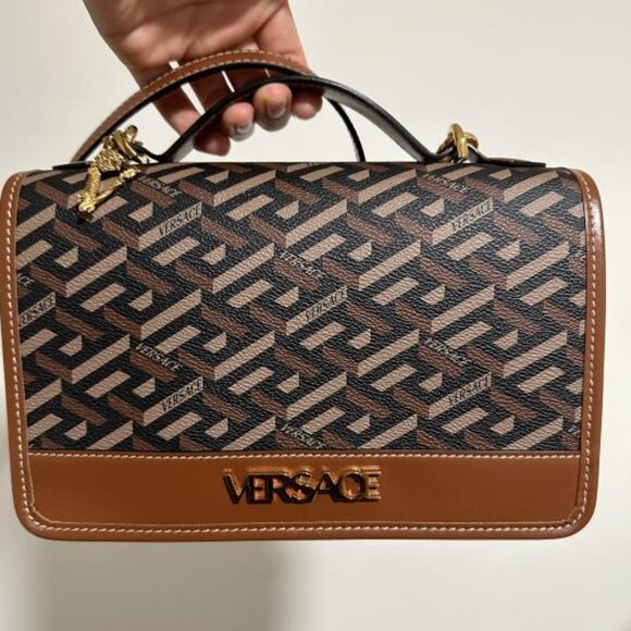 Versace La Greca Signature shoulder bag - Picture 1 of 5